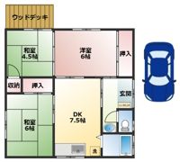 前田貸家の間取り画像