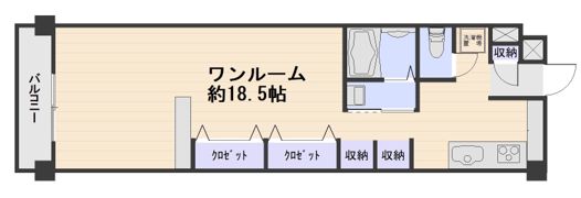 岡山スタービルの間取り画像