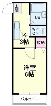 コーポ星ヶ丘の間取り画像