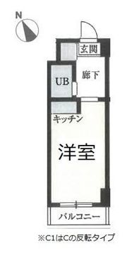 プレステージ西谷の間取り画像
