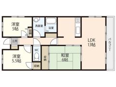ドミエール洋光北館の間取り画像
