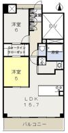 リビンコートスタイル昭和町の間取り画像