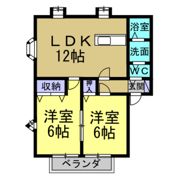 MEMORIAL KAMIYAA棟の間取り画像