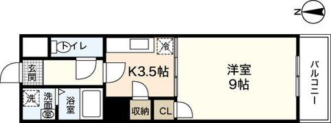 クロスデータビル 73の間取り画像