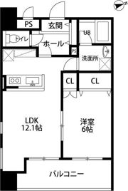 TRIBUTE元浜の間取り画像