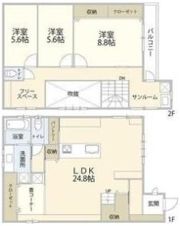 名古屋市千種区の間取り画像