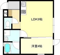 フォレスタ新水前寺の間取り画像