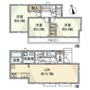 下高井戸戸建の間取り画像