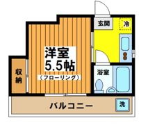 ハイツクレールの間取り画像