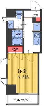 P’sスクエア常盤の間取り画像