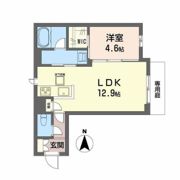 ユーグレイス東島田の間取り画像