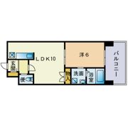 レジディア薬院大通の間取り画像