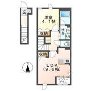 プランドール Fの間取り画像