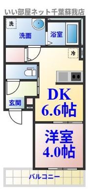 YURION蘇我の間取り画像