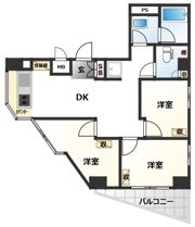 グランフォークスⅠ鷹翔の間取り画像