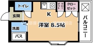 グランドハイツ柴原 A棟の間取り画像