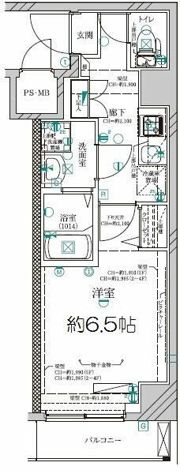 ディアレイシャス横浜サウスパレスの間取り画像