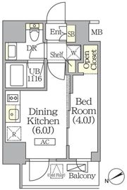 ジオエント町屋の間取り画像