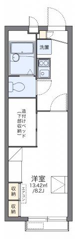 レオパレス武蔵野第3の間取り画像