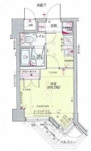 キャッスルステージ茗荷谷駅前の間取り画像