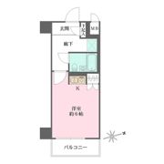 藤和シティスクエアあべの橋の間取り画像