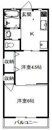高橋荘の間取り画像