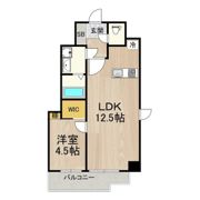フロンティアコート堺筋本町の間取り画像