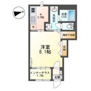 旭区森小路2丁目アパート新築工事の間取り画像