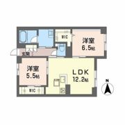 ラ・パルテール旭川 11番館の間取り画像