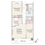 アポロハイツの間取り画像