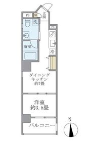 アールプライム大手町の間取り画像