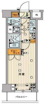 スカイコート板橋区役所前の間取り画像