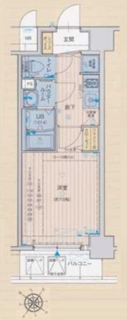 アドバンス西梅田グルーブの間取り画像