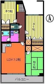 リバーサイド南末広七番館の間取り画像
