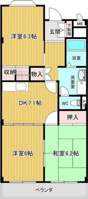 フォーシーズンAの間取り画像