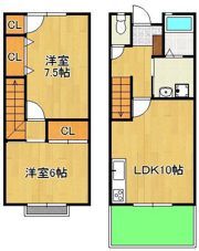 ヴァルト中尾Iの間取り画像