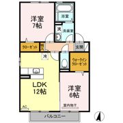 セジュールシマダ D棟の間取り画像
