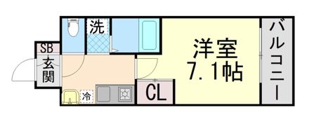 セファミ御影の間取り画像