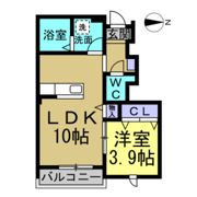 チッタ新舞子の間取り画像