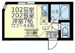 ユナイト汐入ジャンマルクの間取り画像