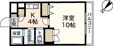 プリオール深田の間取り画像