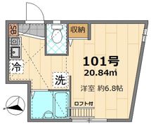 グランブルー大津の間取り画像