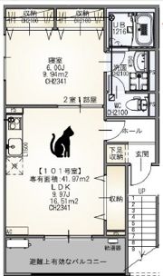 Willow Laneの間取り画像
