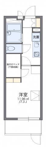 レオパレスサンマルクの間取り画像