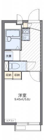 レオパレスパークソフィア 楓の間取り画像