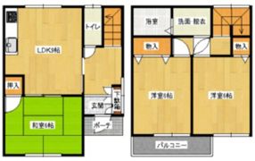 テラス高村B棟の間取り画像
