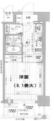 ル・パルトネール天王寺真田山の間取り画像