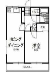 マンション南松戸の間取り画像