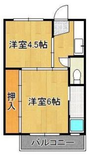 ビレッジハウス萩原 4号棟の間取り画像