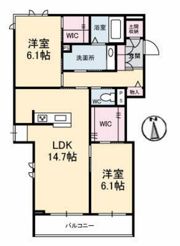 グランフォーレ中井の間取り画像
